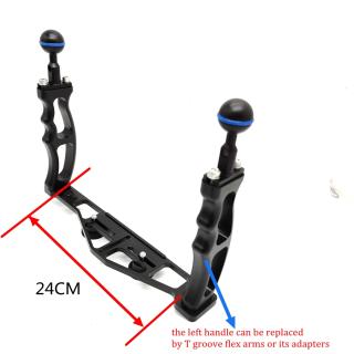 Leoben Base doble asa aluminio para compactas
