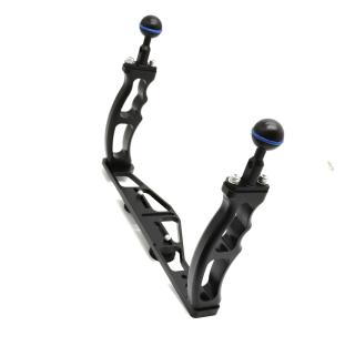 Leoben Base doble asa aluminio para compactas