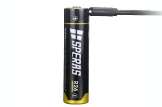 Speras Bateria Speras 18650 3.7V de 2600mAh USB-C