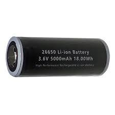 Bateria litio 26650 3.7v y 5000mAh