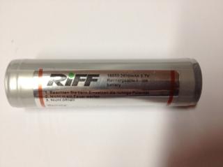 Bateria Riff 18650 3.7V y 2600mAh