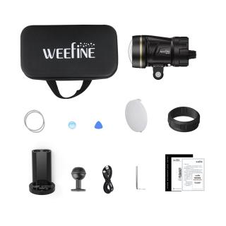Weefine Foco y Flash anular dual WFS09 Negro