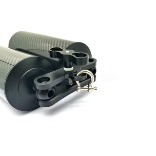 Leoben Rotula doble Leoben con argolla D en inox de 60mm