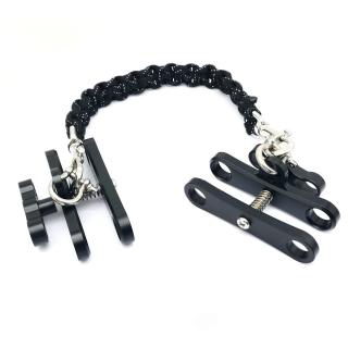 Leoben Rotula doble Leoben con argolla D en inox de 60mm