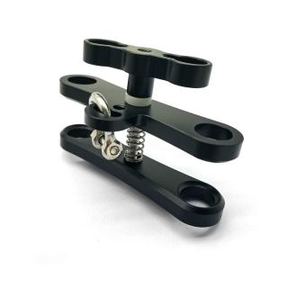 Leoben Rotula doble Leoben con argolla D en inox de 60mm