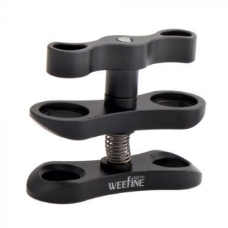 Weefine Weefine rotula doble de aluminio de 60 grados WFA56
